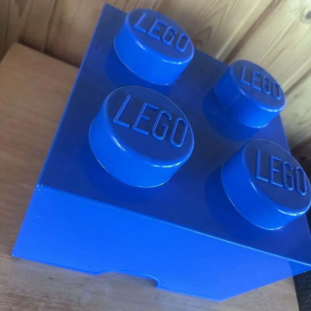 LEGO Room Copenhagen Blue 4-Stud Storage Brick Drawer Stackable Organizer